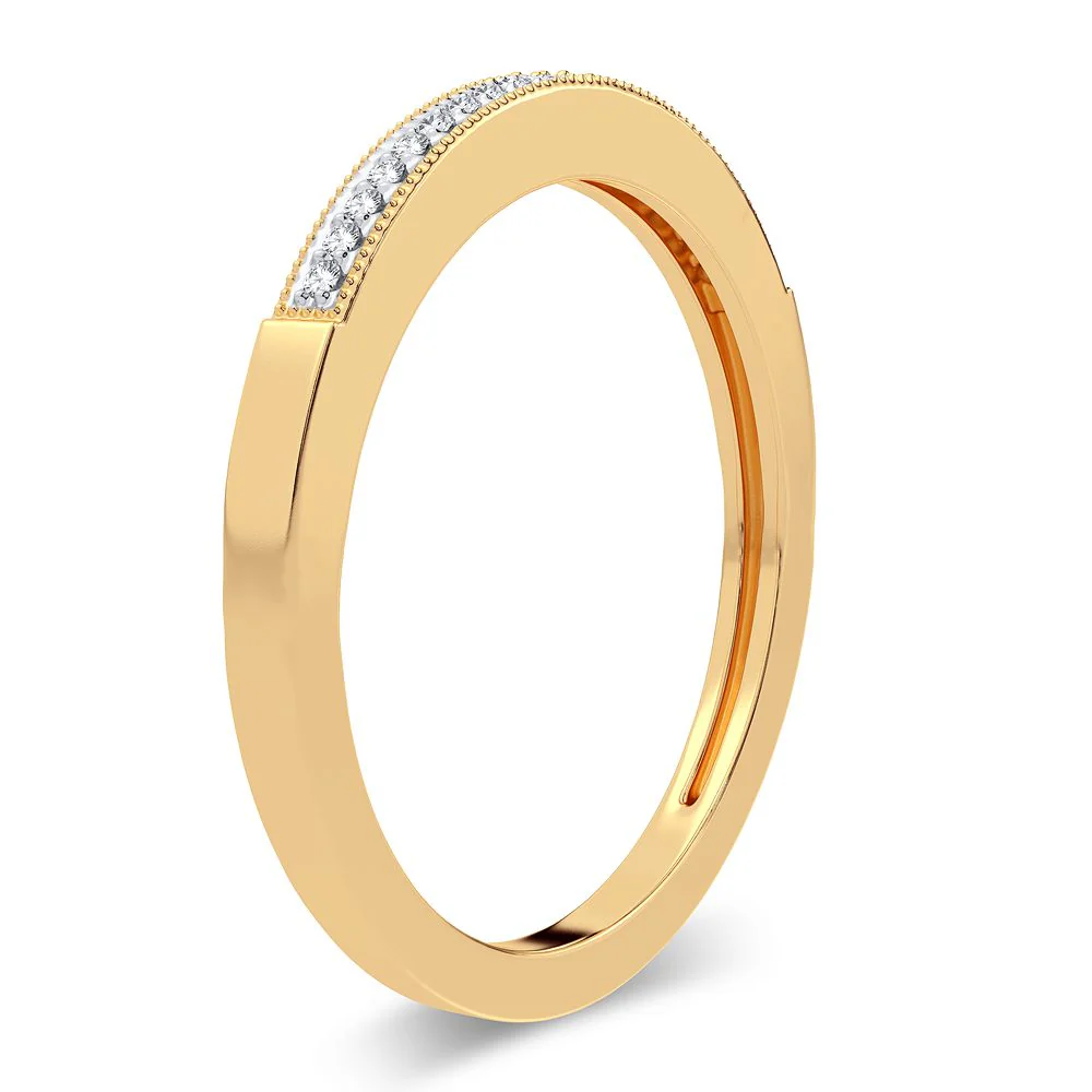 10K 0.05CT Diamond Band - Image 2