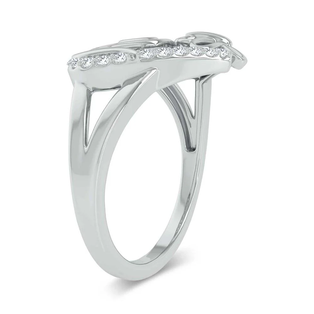 10K 0.16ct Diamond Ring - Image 2