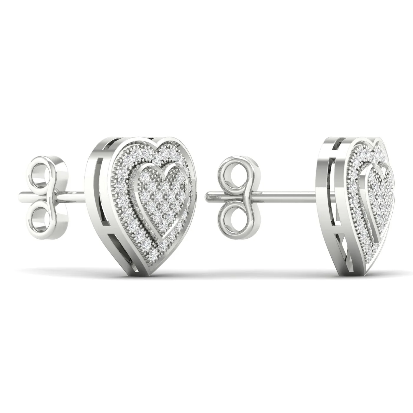 10K 0.20CT Diamond Earring - Image 2