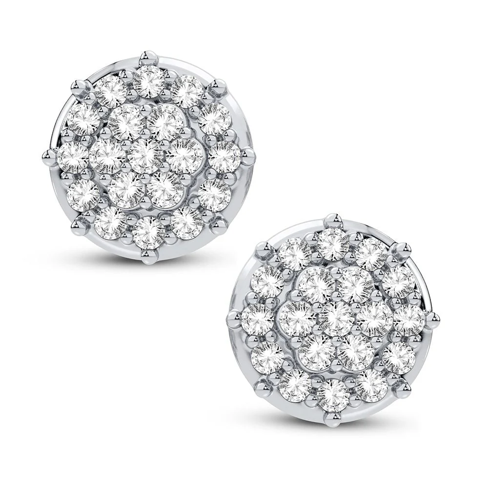 10K 0.20CT DIAMOND EARRING - Image 2