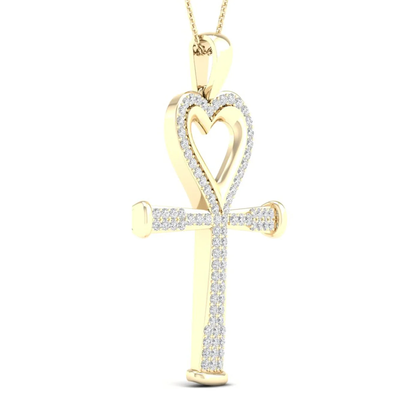 10K 0.20CT Diamond Pendant - Image 2
