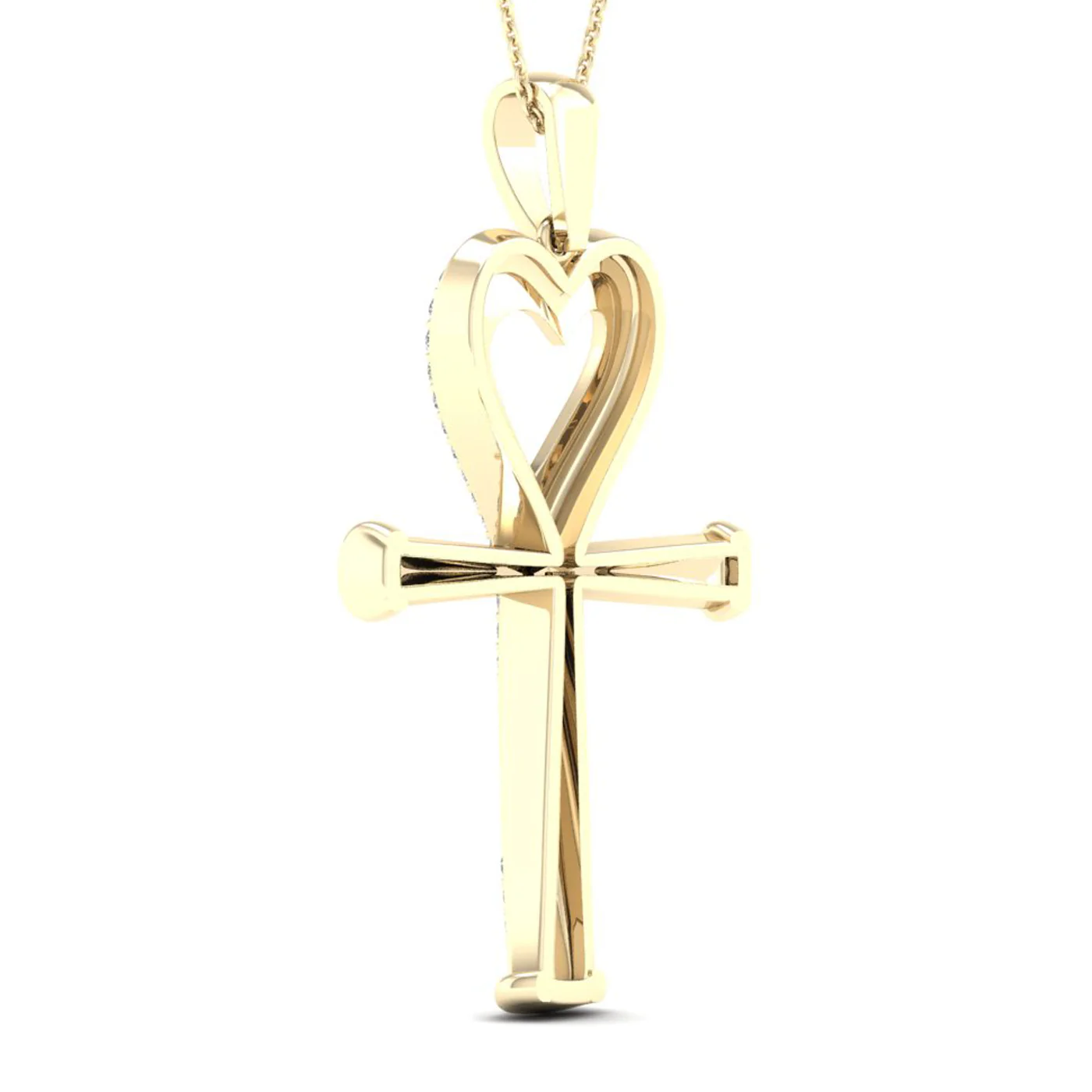 10K 0.20CT Diamond Pendant - Image 3