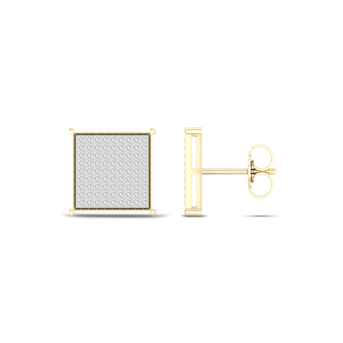 10K 0.50CT  Diamond  Earring - Image 4