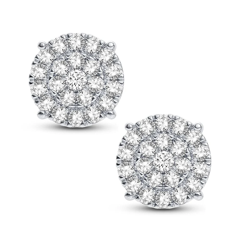 10K 0.75CT DIAMOND EARRING - Image 2