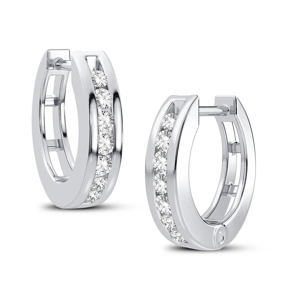 14K 0.15CT Diamond Earring - Image 2