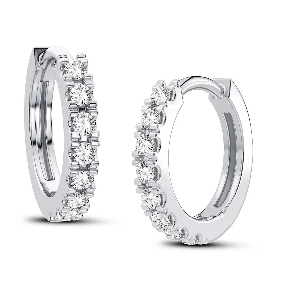 14K 0.25CT Diamond Earring - Image 2
