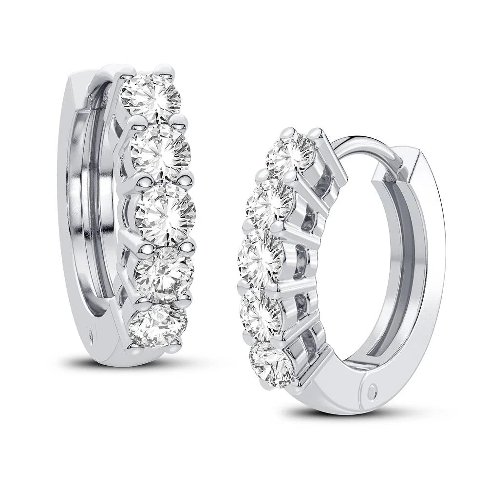 14K 0.27CT Diamond Earring - Image 2