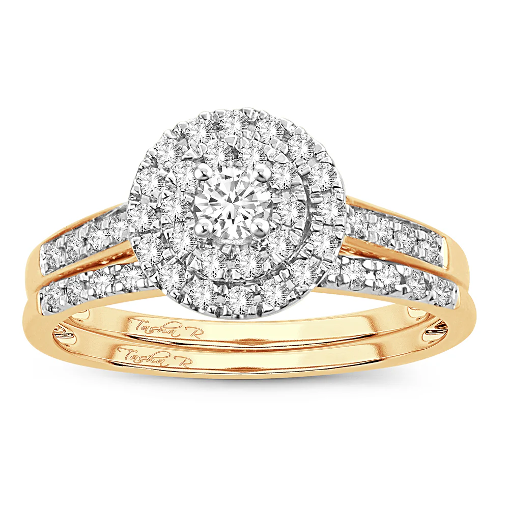 14K 0.50CT DIAMOND BRIDAL RING