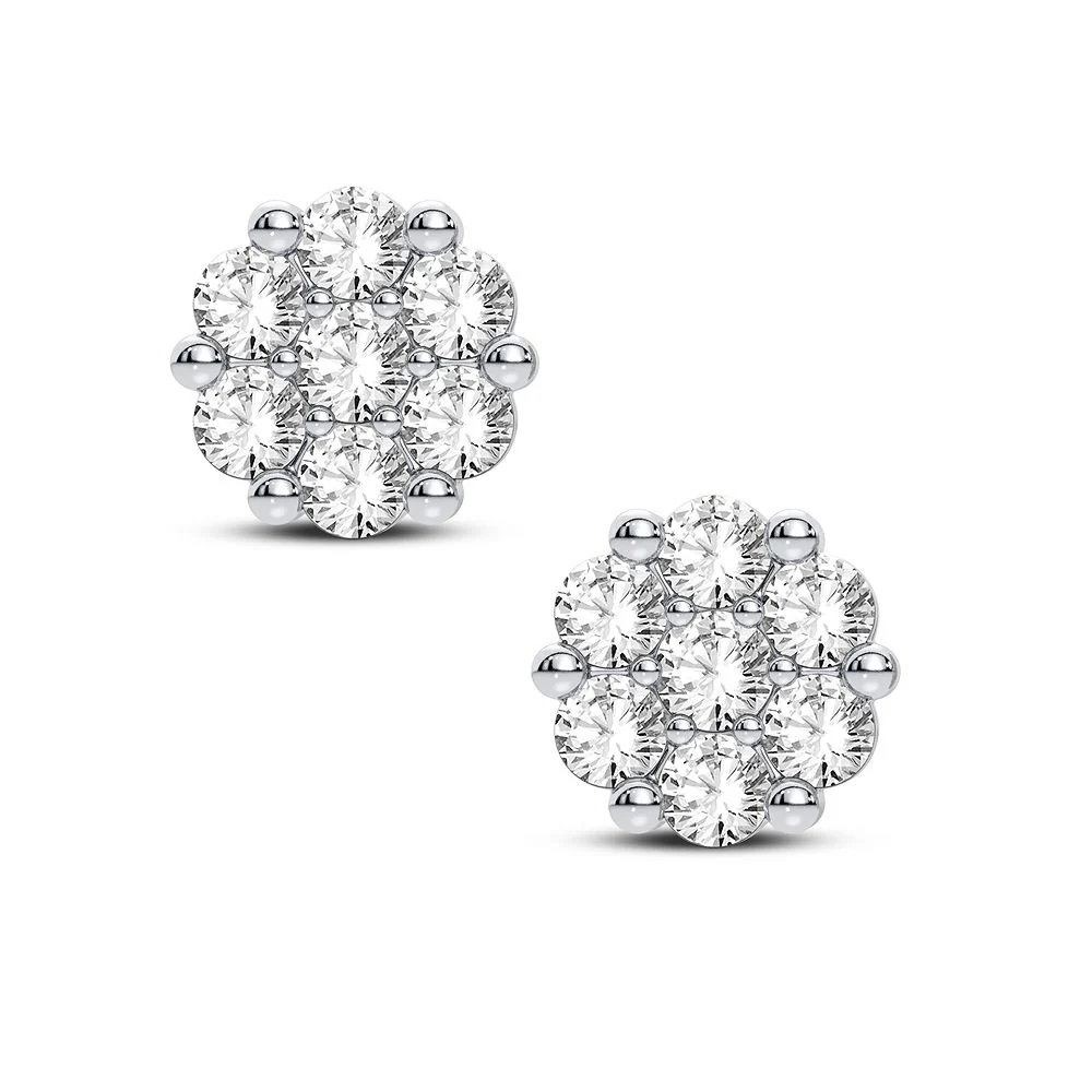 14K 0.75CT Diamond Earring - Image 2