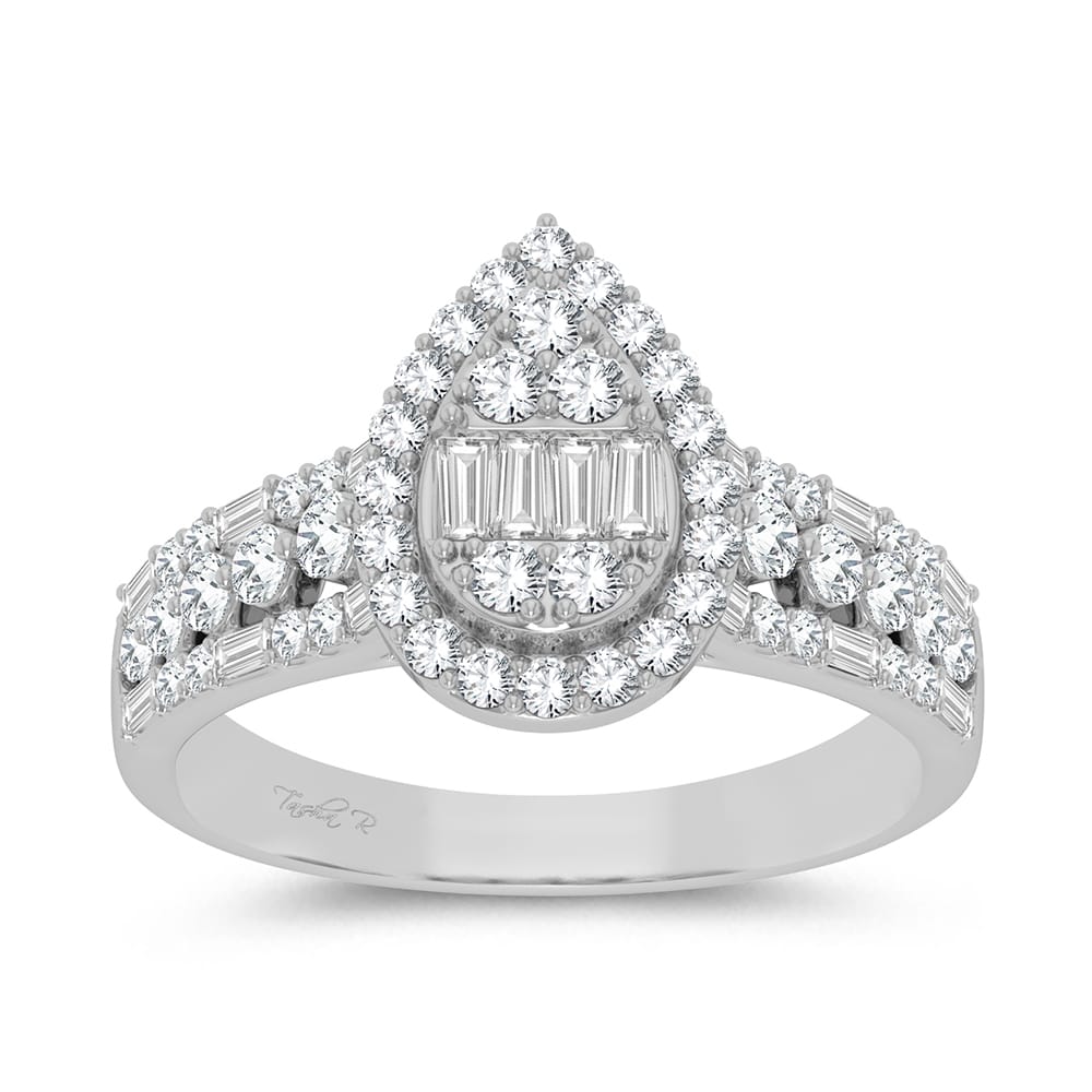 Timeless 14k White Gold 0.75ct Diamond Engagement Ring