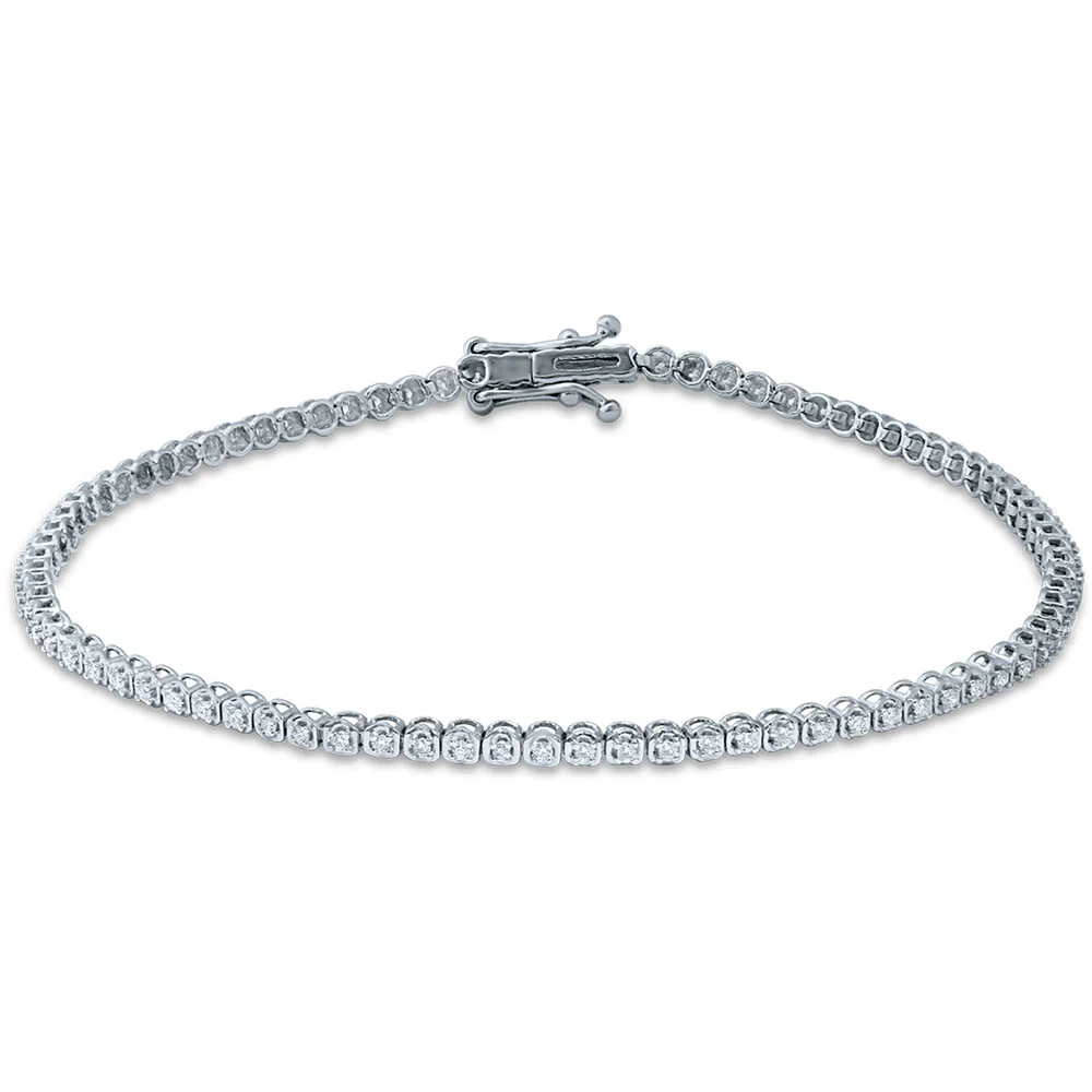 14K 1.00CT Diamond Bracelet - Image 3