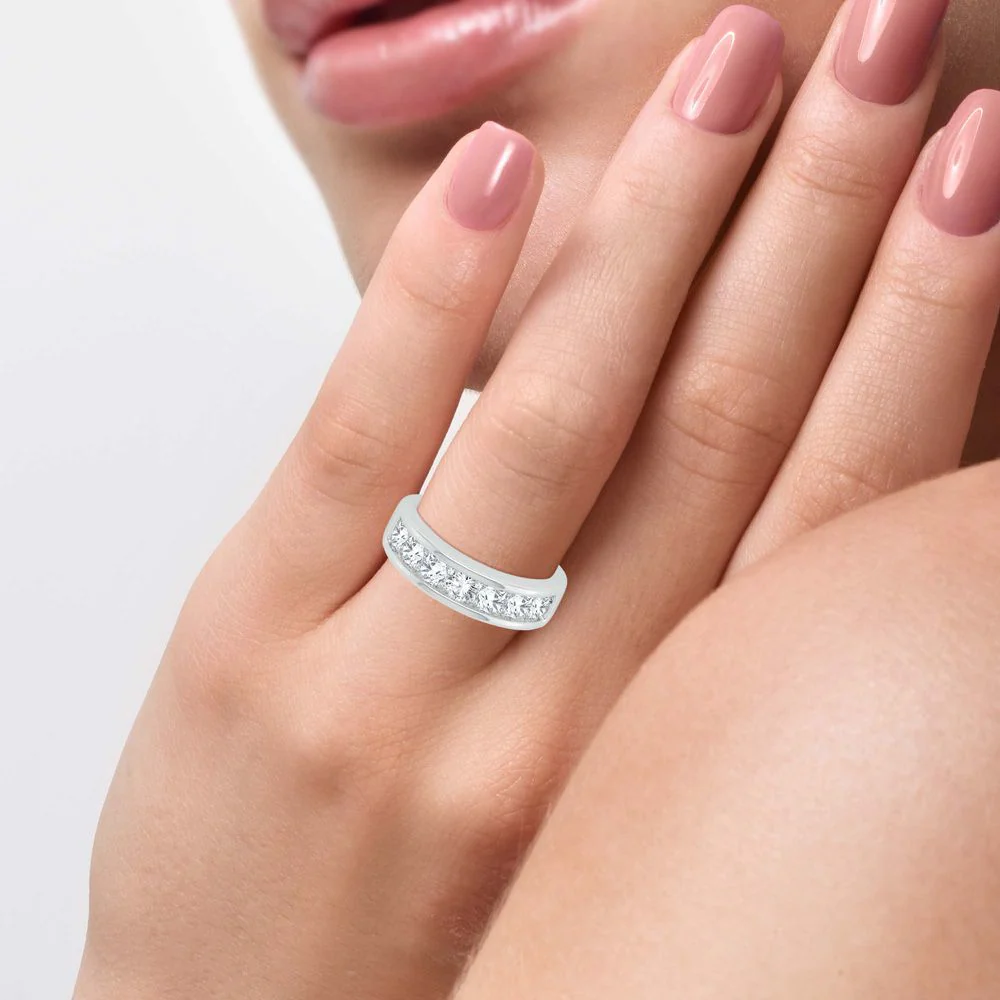 14K 1.00ct Diamond Ladies Band - Image 4