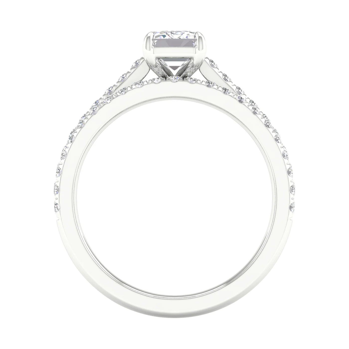 14K 1.50CT Certified Lab Grown Diamond Bridal Set - Image 3