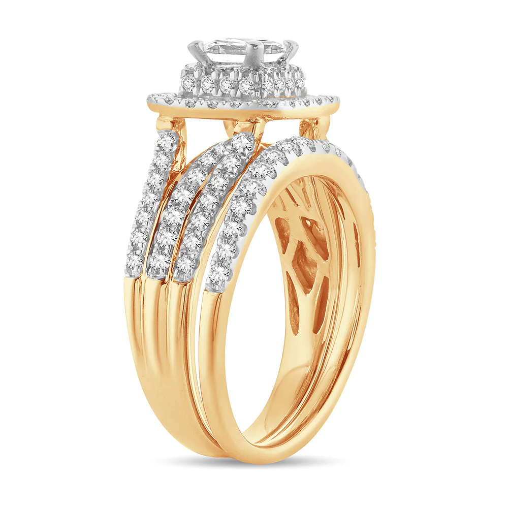 14K  1.50CT  Diamond  BRIDAL  RING - Image 2
