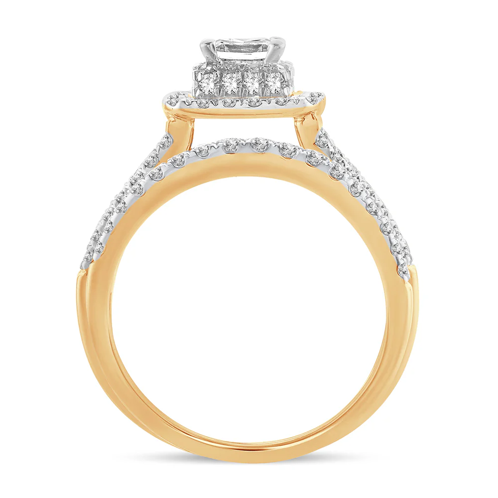 14K  1.50CT  Diamond  BRIDAL  RING - Image 3