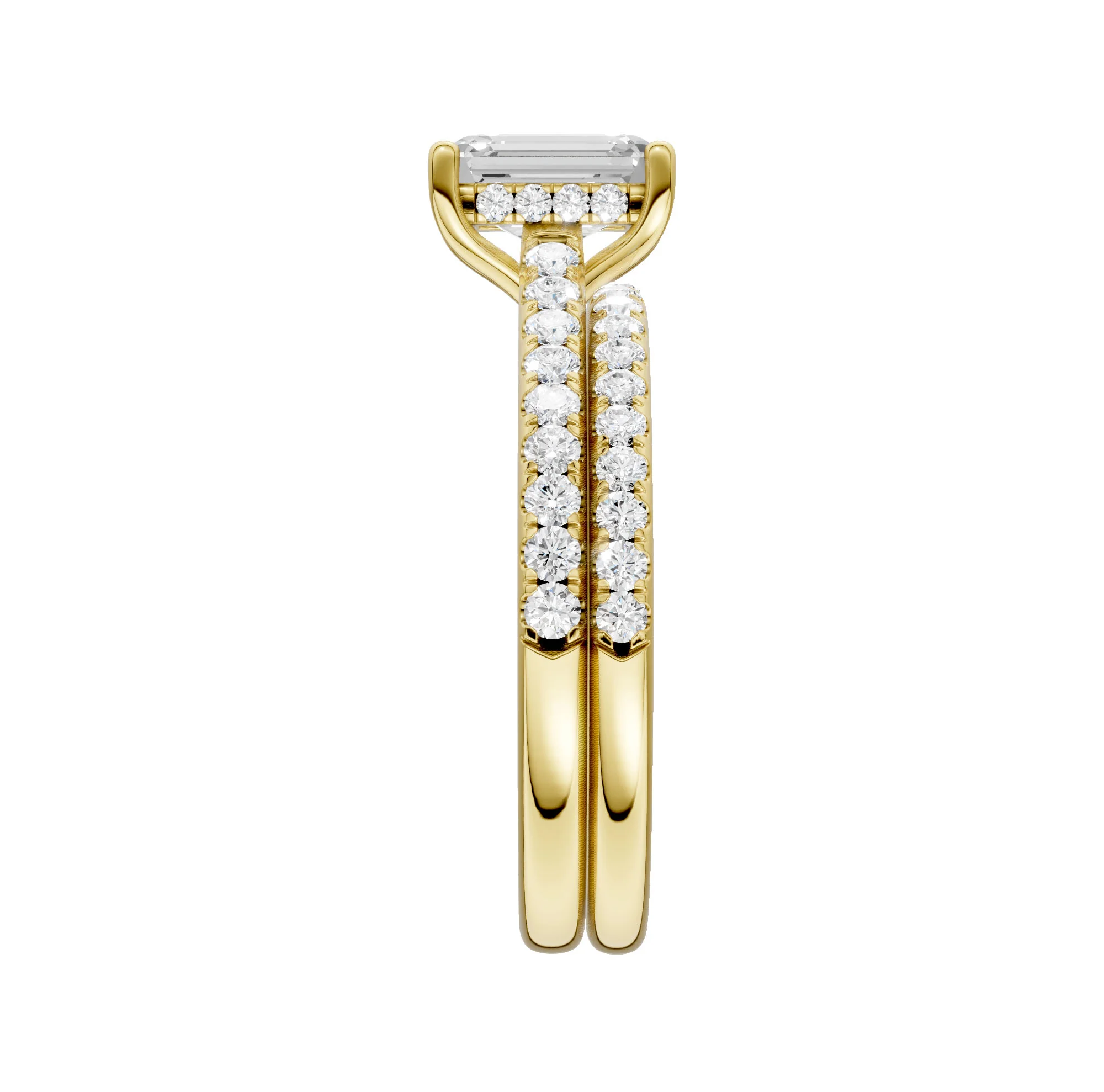 14K 1.50CT Lab Diamond Bridal Ring - Image 2