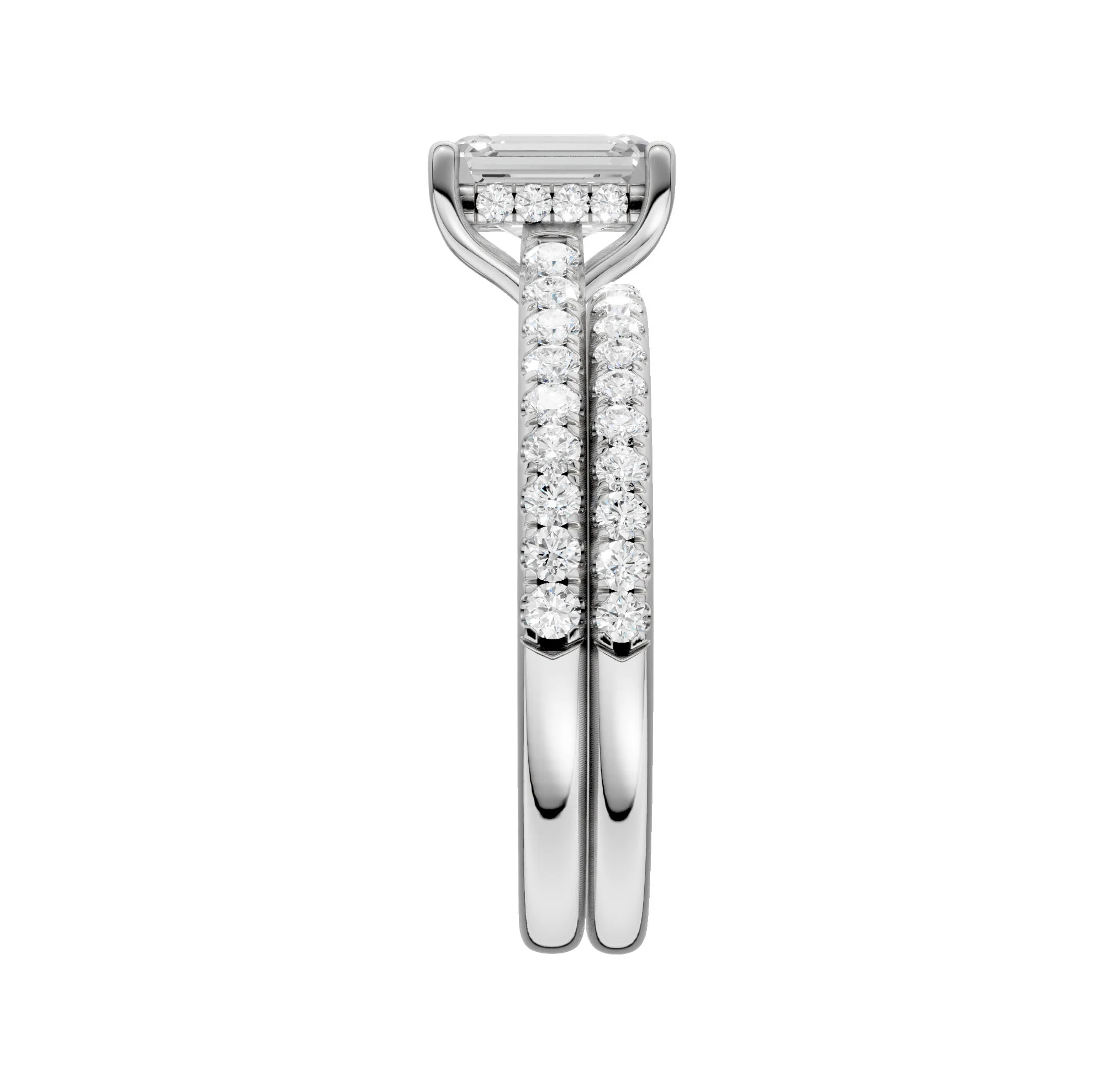 14K 1.50CT Lab Diamond Bridal Ring - Image 2