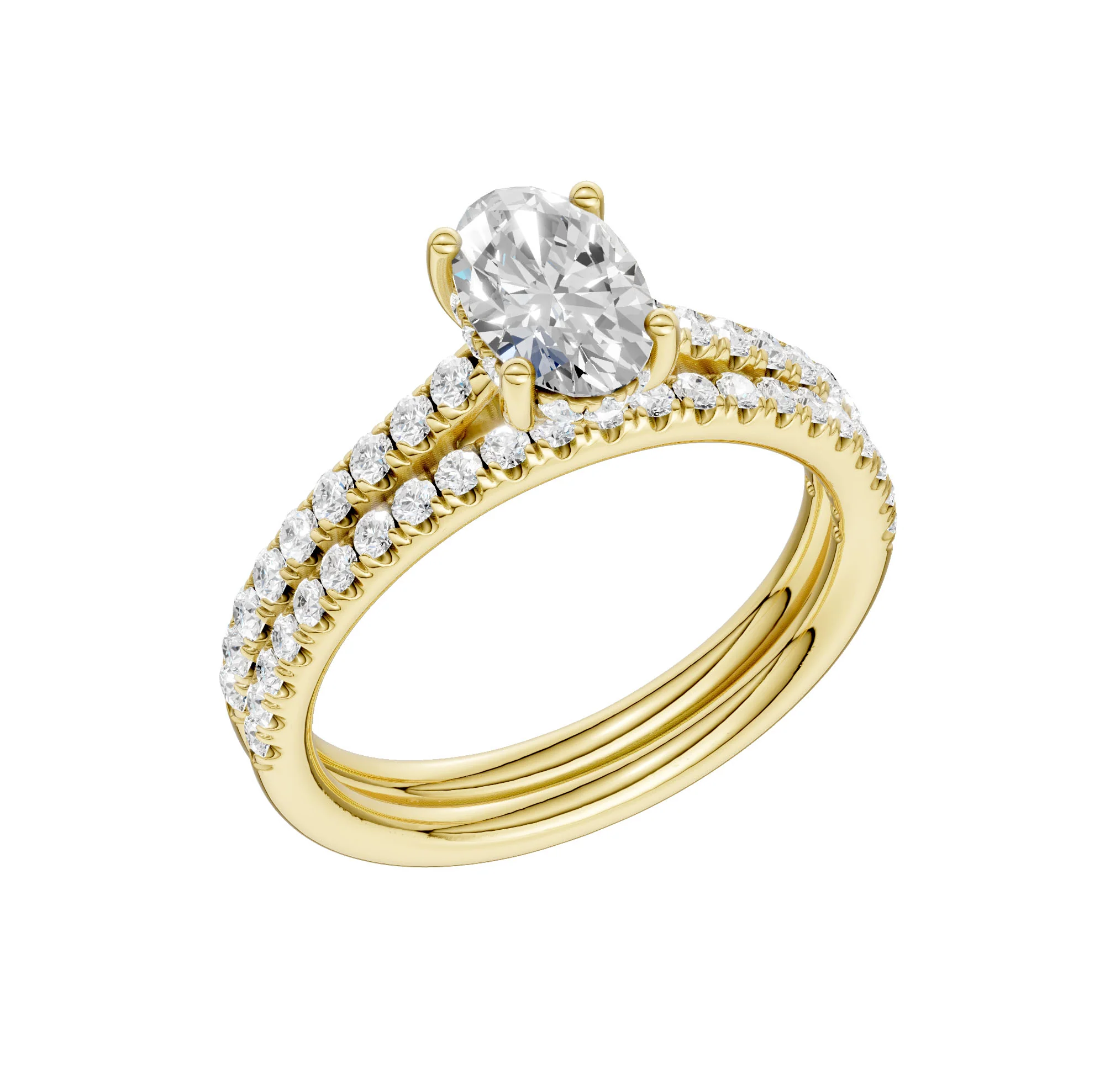 14K 1.50CT Lab Grown Diamond Bridal - Image 4