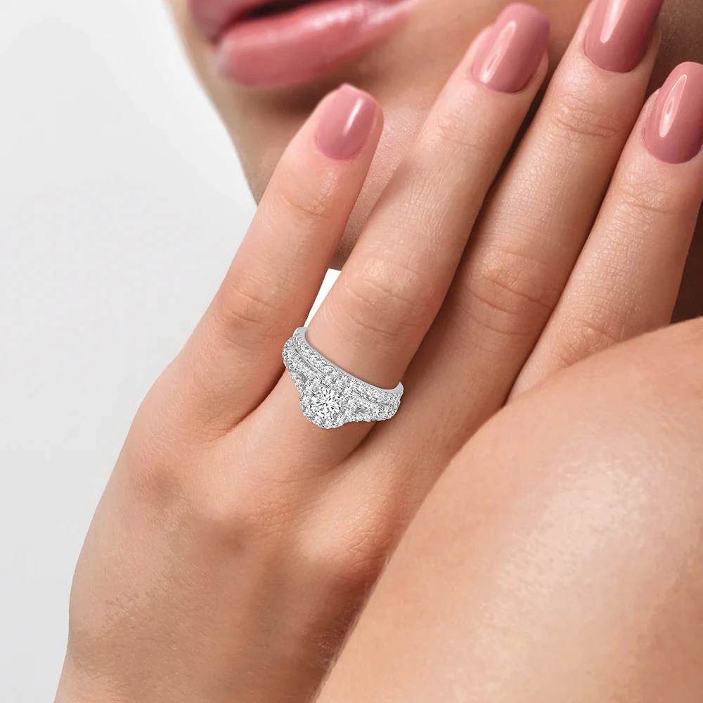 14K 2.00CT Diamond  BRIDAL RING - Image 4
