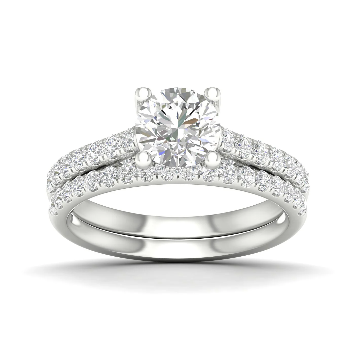 14K 2.00CT Lab Diamond Bridal Ring - Image 3