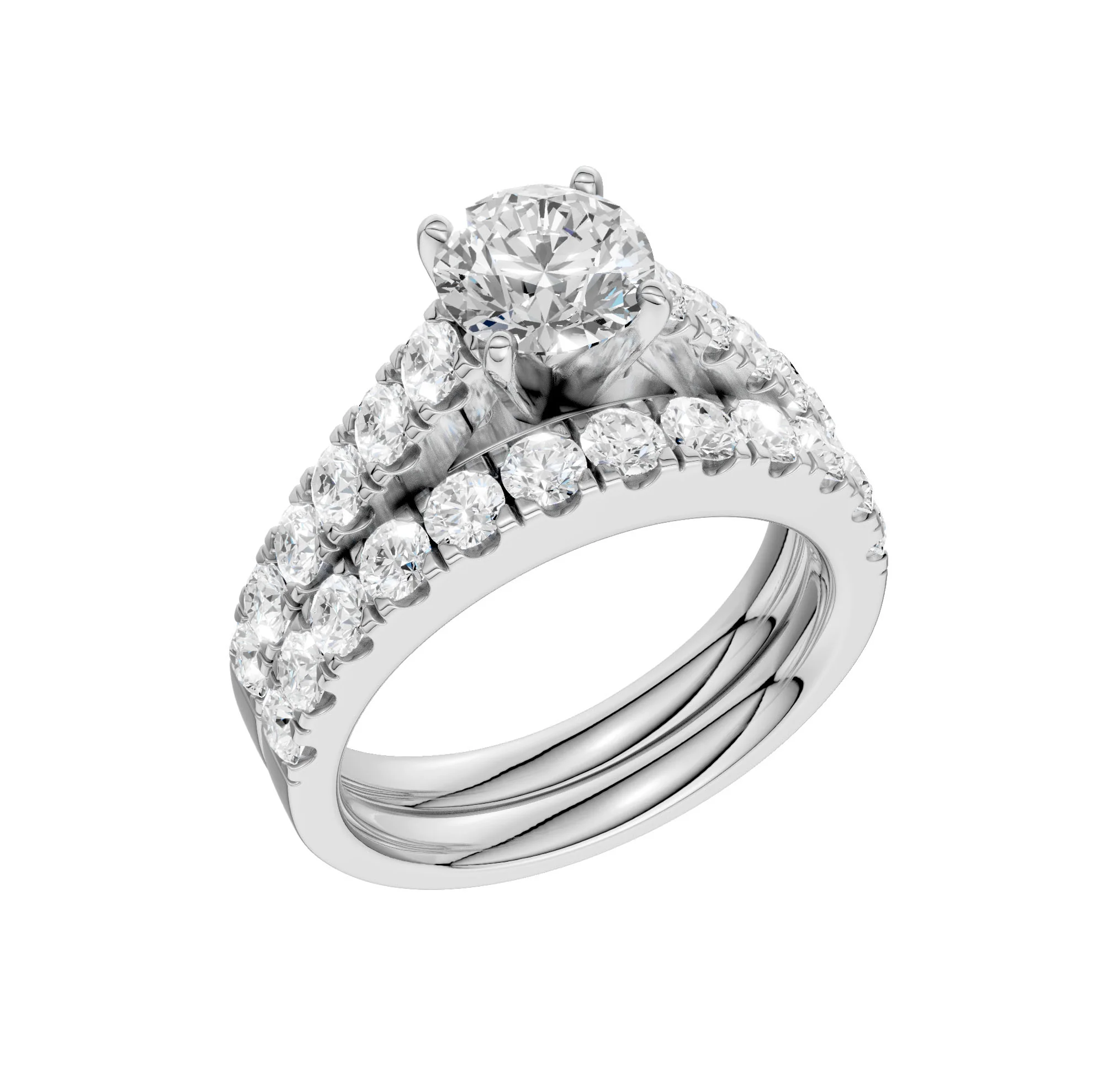 14K 2.40CT Lab Grown Diamond Bridal - Image 3