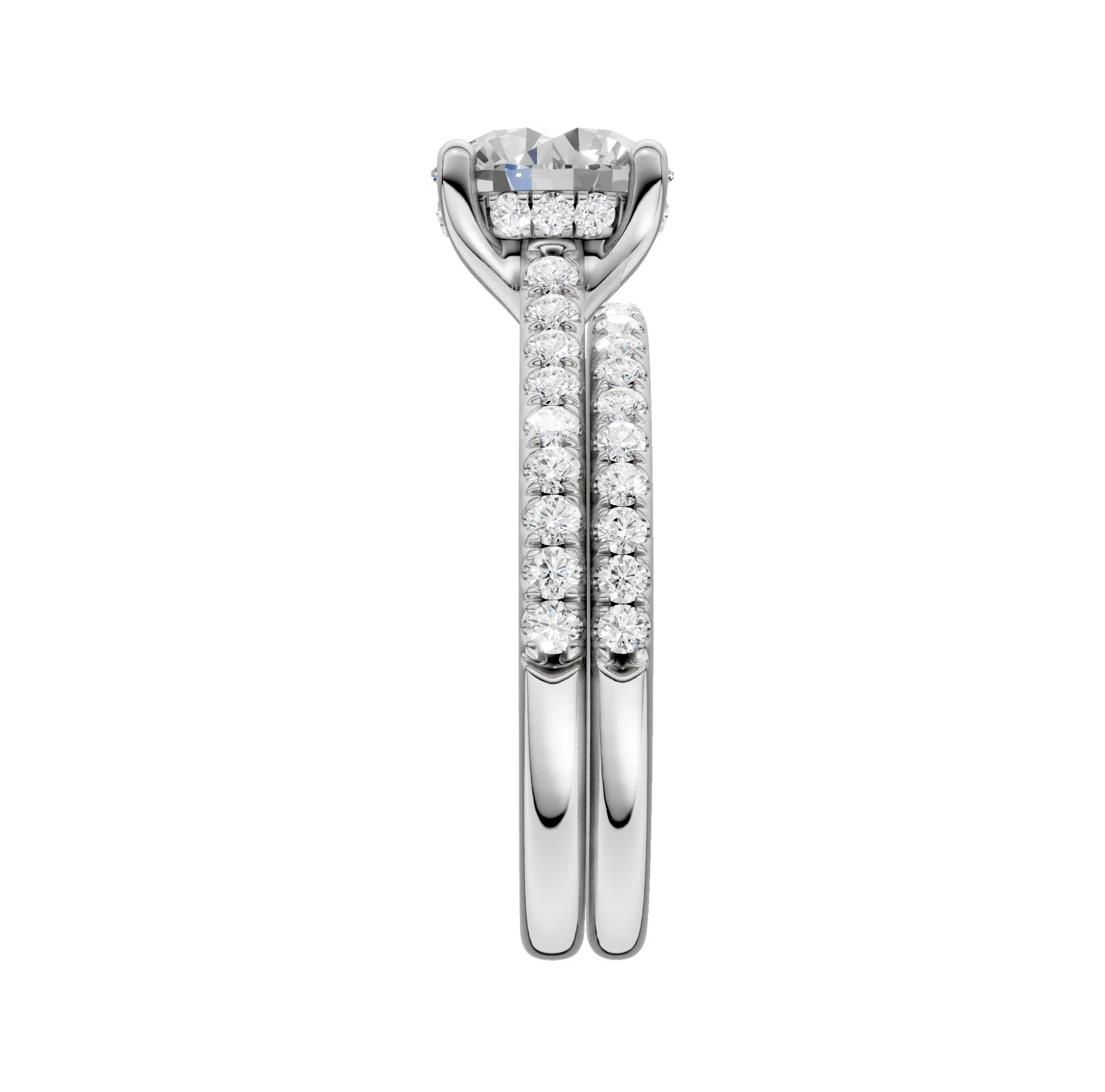 14K 2.50CT  Lab Diamond Bridal Ring - Image 2