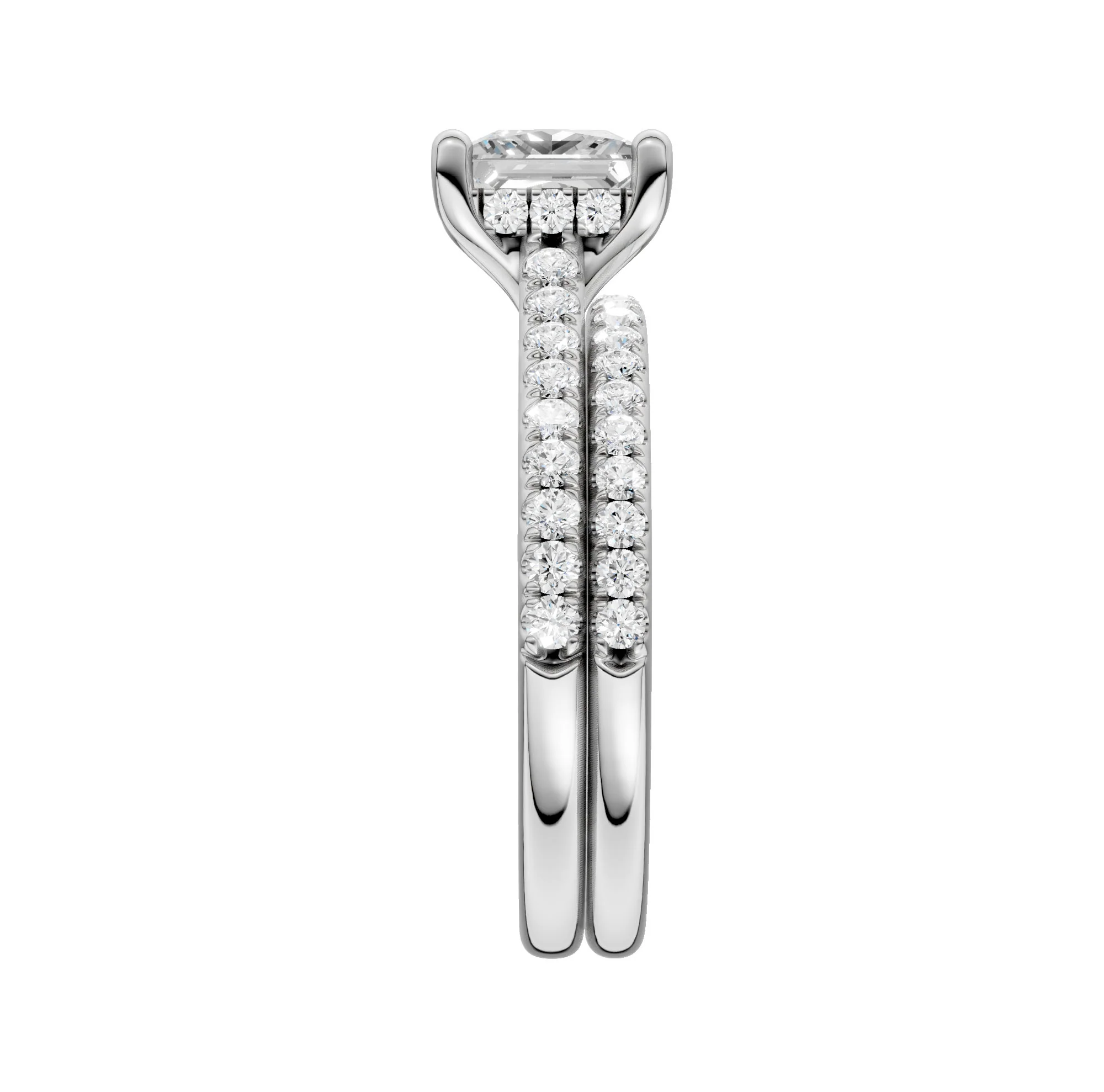 14K 2.50CT  Lab Diamond Bridal Ring - Image 2