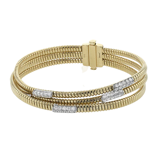 Bangle in 18k Gold with Diamonds - Image 2