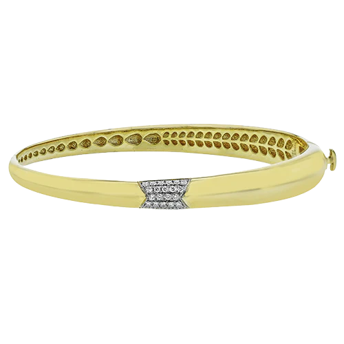 Bangle in 18k Gold with Diamonds - Image 2