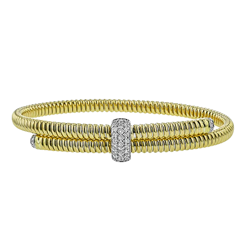 Bangle in 18k Gold with Diamonds - Image 3