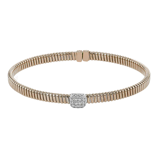 Bangle in 18k Gold with Diamonds