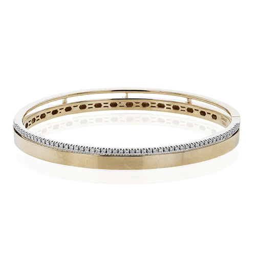 Bangle in 18k Gold with Diamonds