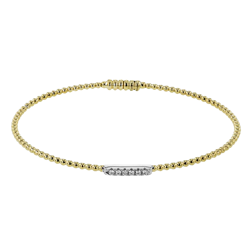 Bangle in 18k Gold with Diamonds