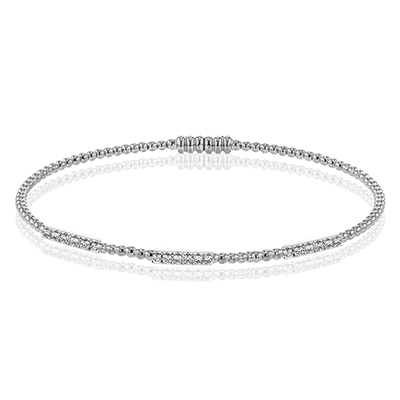 Bangle in 18k Gold with Diamonds