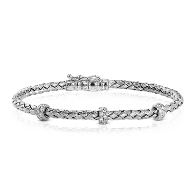 Bangle in 18k Gold with Diamonds
