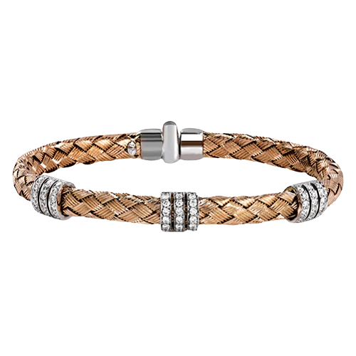 Bangle in 18k Gold with Diamonds