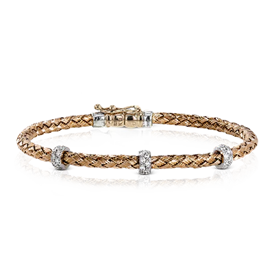 Bangle in 18k Gold with Diamonds
