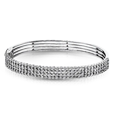 Bangle in 18k Gold with Diamonds