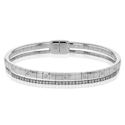 Bangle in 18k Gold with Diamonds