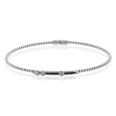 Bangle in 18k Gold with Diamonds