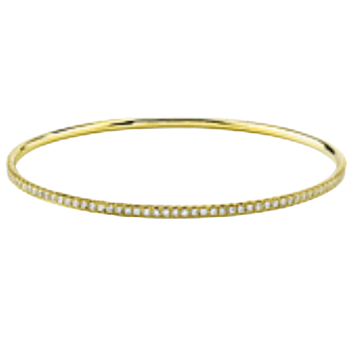 Bangle in 18k Gold with Diamonds