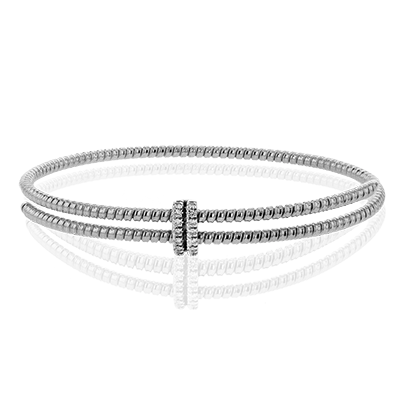 Bangle in 18k Gold with Diamonds