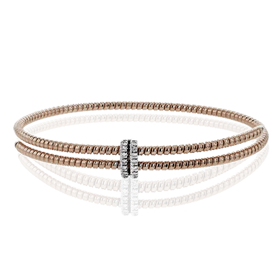 Bangle in 18k Gold with Diamonds