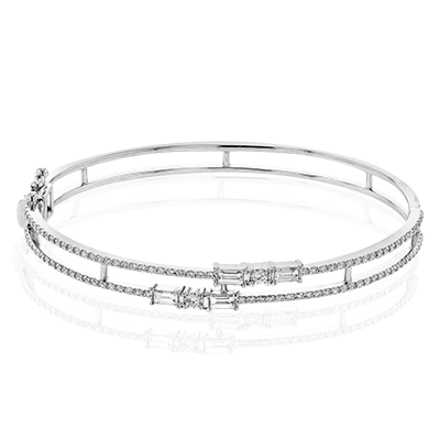 Bangle in 18k Gold with Diamonds