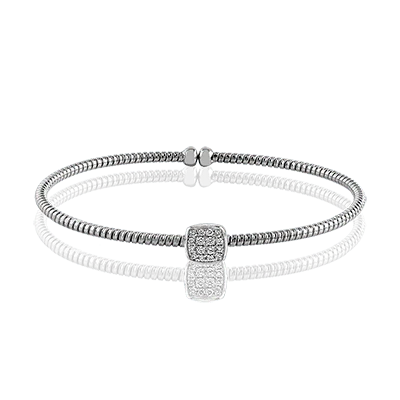 Bangle in 18k Gold with Diamonds