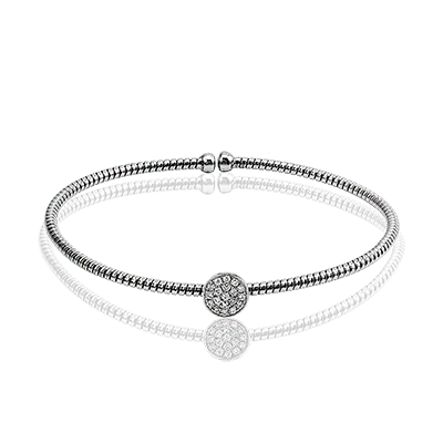 Bangle in 18k Gold with Diamonds