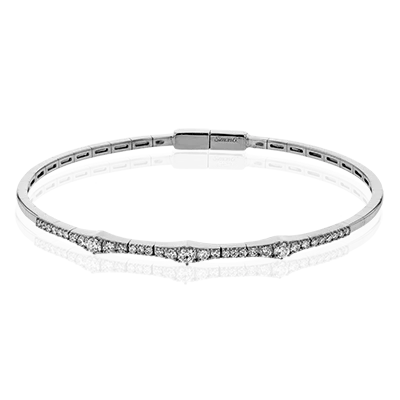 Bangle in 18k Gold with Diamonds