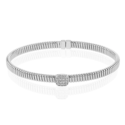 Bangle in 18k Gold with Diamonds