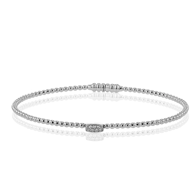 Bangle in 18k Gold with Diamonds