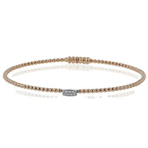 Bangle in 18k Gold with Diamonds